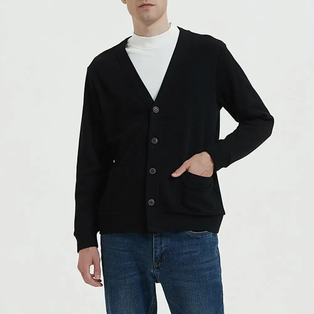 Solid Color Knitwear Cardigan Elegant V Neck Men's Cardigan Sweater Coat for Fall Winter Business Style Knitted Solid Color
Solid Color Knitwear Cardigan Elegant V Neck Men's Cardigan Sweater Coat for Fall Winter Business Style Knitted Solid Color