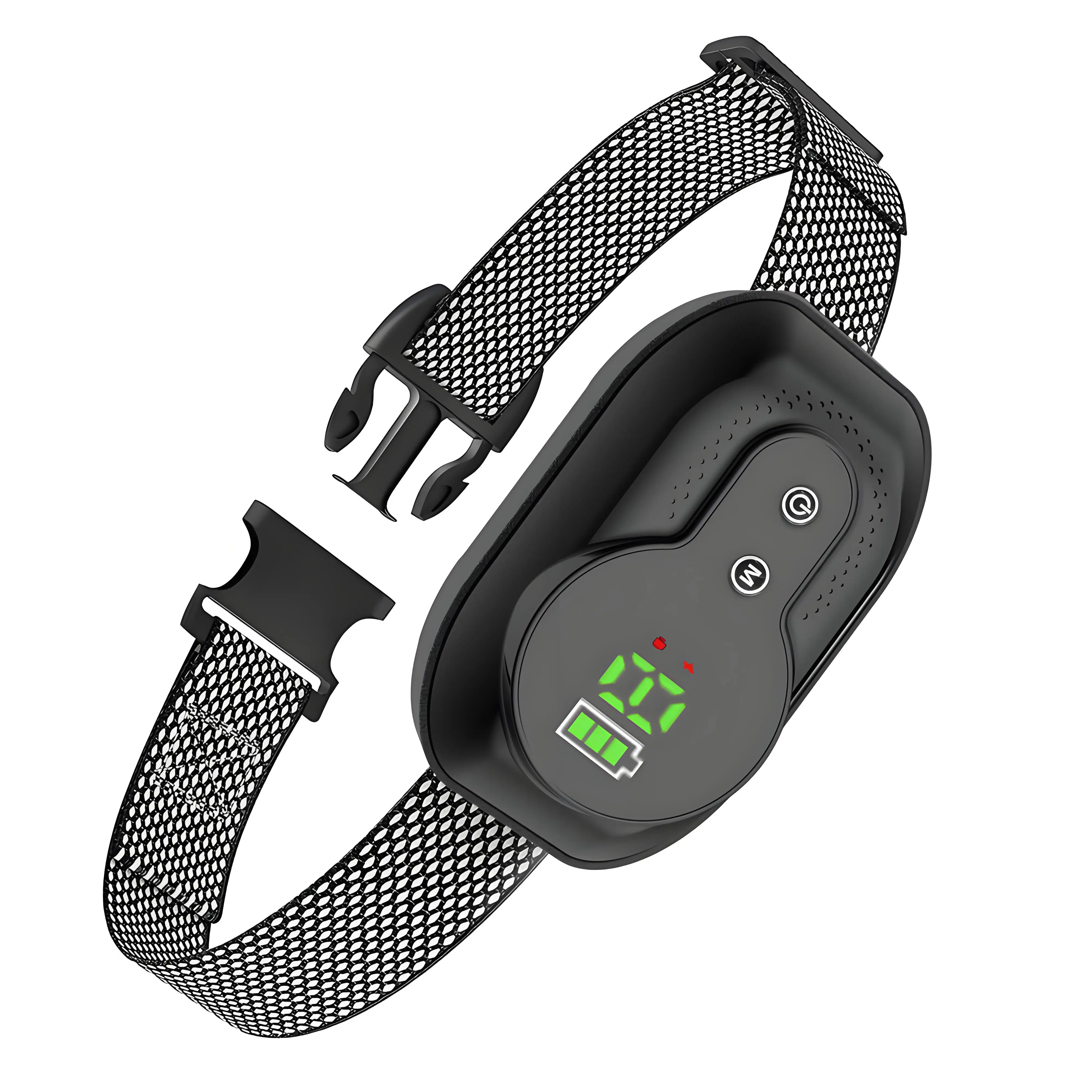 Pet Auto Bark Stopper Collar Intelligent Recognition Dog Sound 5 Levels Sensitivity/3 Modes Waterproof Electronic Collar
Pet Auto Bark Stopper Collar Intelligent Recognition Dog Sound 5 Levels Sensitivity/3 Modes Waterproof Electronic Collar