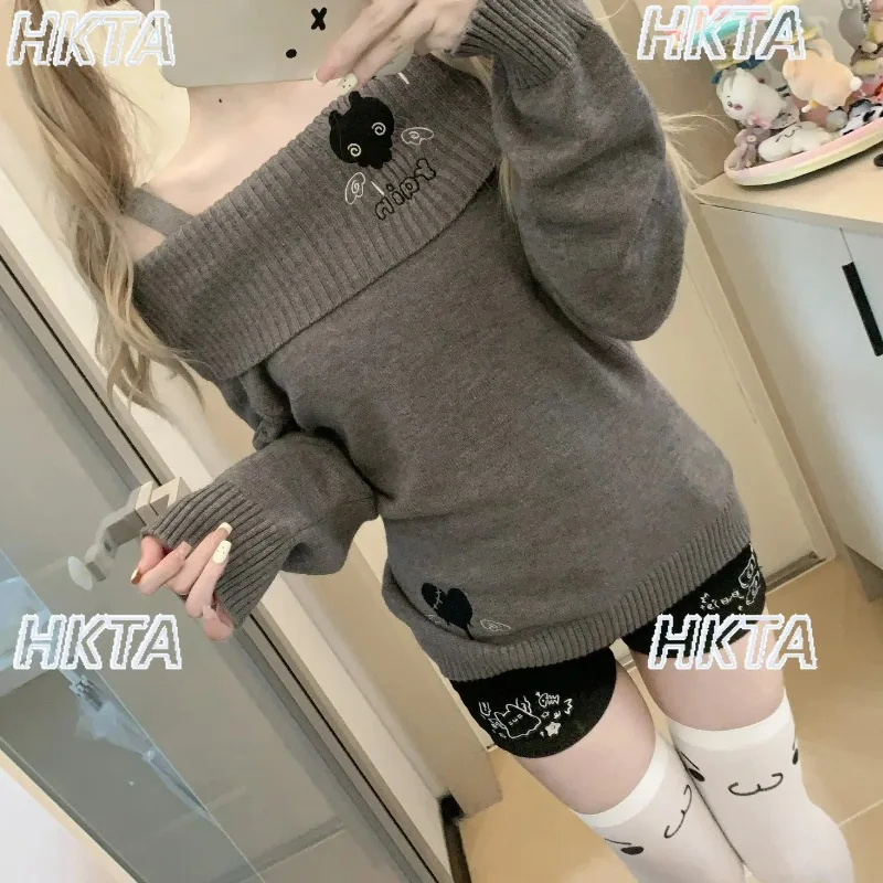 Свитер женский вязаный с вышивкой, без рукавов, облегающий, повседневный, с длинными рукавами, в стиле «хит», черный, зимний пуловер
Свитер женский вязаный с вышивкой, без рукавов, облегающий, повседневный, с длинными рукавами, в стиле «хит», черный, зимний пуловер