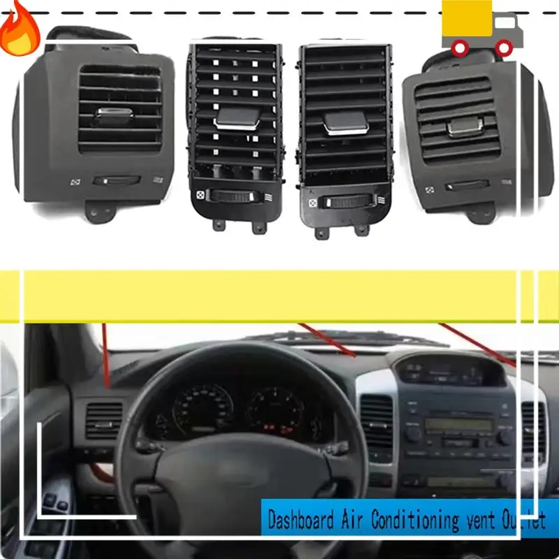 4Pcs Car Dashboard Air Conditioning Vent Outlet For Toyota Land Cruiser Prado LC120 Lexus GX470 2003-2009
4Pcs Car Dashboard Air Conditioning Vent Outlet For Toyota Land Cruiser Prado LC120 Lexus GX470 2003-2009