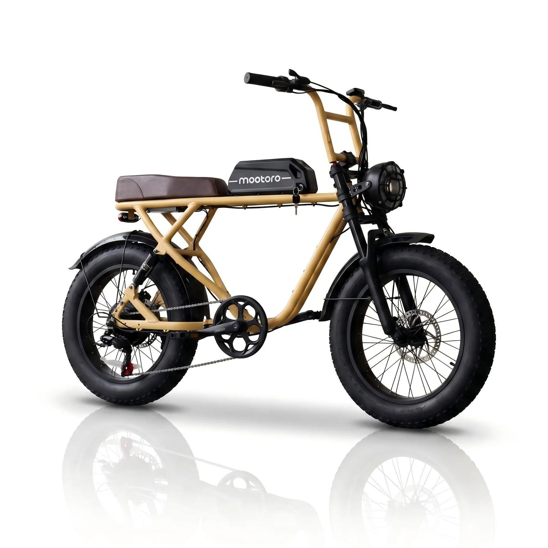 Classic Fat Tire Electric Bike, Full Suspension, Long Range Aluminum E-Bike
Classic Fat Tire Electric Bike, Full Suspension, Long Range Aluminum E-Bike