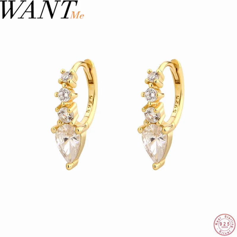 WANTME 925 Sterling Silver Luxury Shiny Droplet Zirconia Hoop Earrings for Women Men Rock Hip Hop Party Exaggerated Jewelry
WANTME 925 Sterling Silver Luxury Shiny Droplet Zirconia Hoop Earrings for Women Men Rock Hip Hop Party Exaggerated Jewelry
