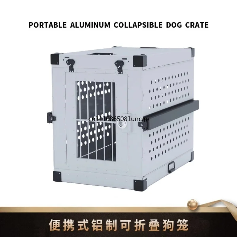 Waterproof Aluminum Foldable Pet Crate Portable Car Camping Transport Box for Small Medium Dogs
Waterproof Aluminum Foldable Pet Crate Portable Car Camping Transport Box for Small Medium Dogs