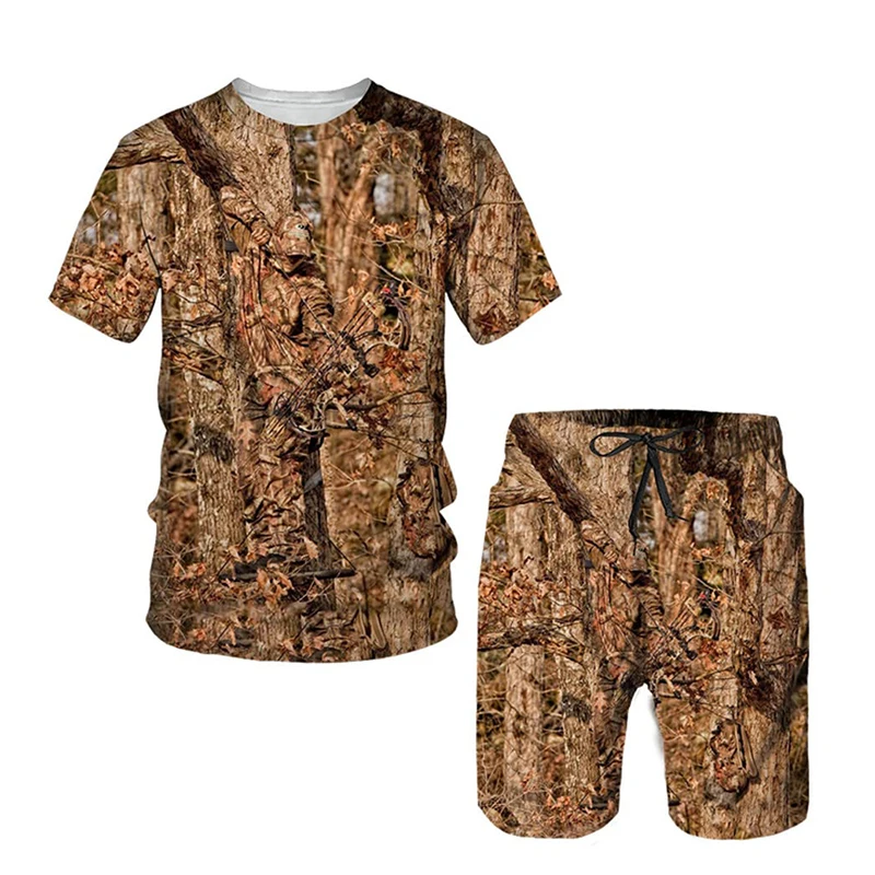 2025 3D Printed Men's Sportswear New Camouflage Hunting Set Maple Leaf Street Outfit T-shirt Shorts 2-piece Set Children's Set
2025 3D Printed Men's Sportswear New Camouflage Hunting Set Maple Leaf Street Outfit T-shirt Shorts 2-piece Set Children's Set