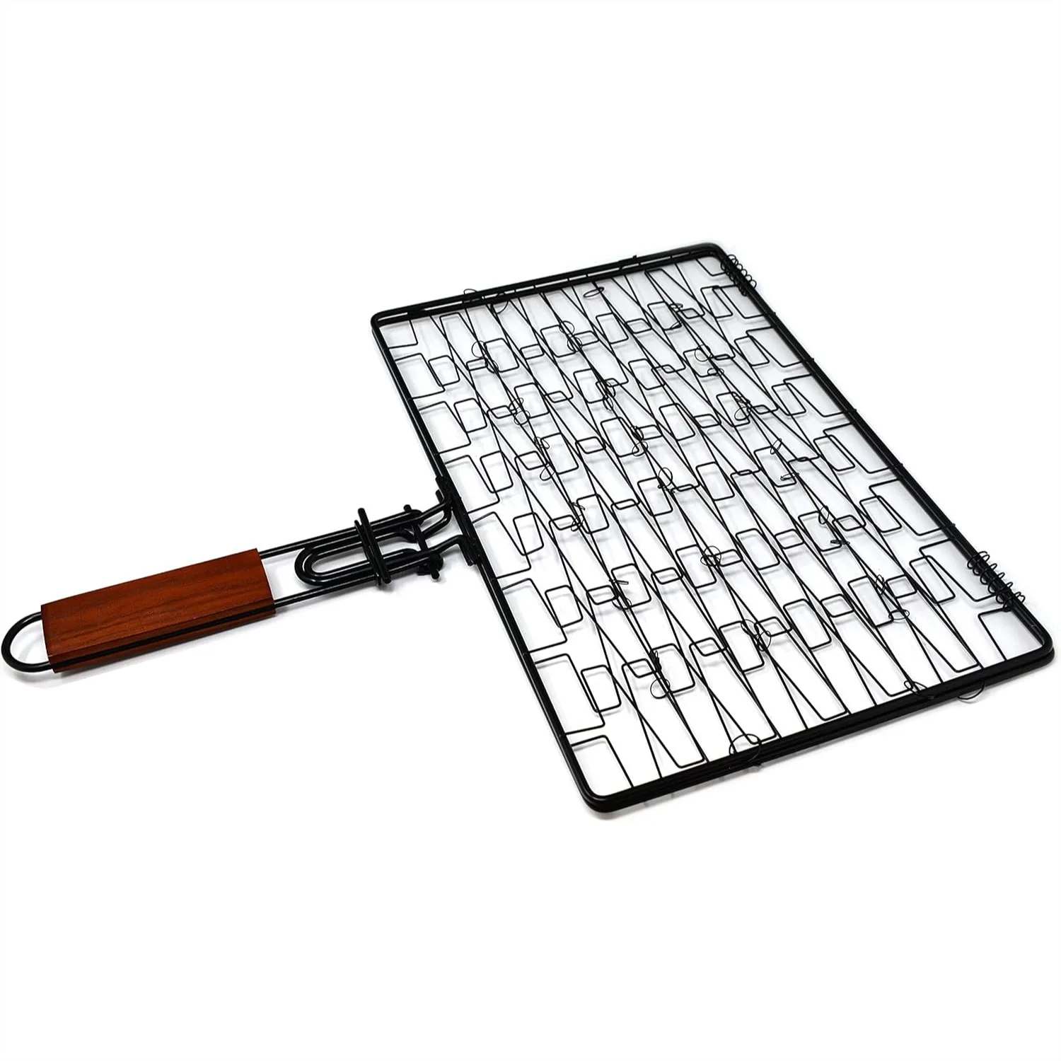 Nonstick Flexible Grill Basket With Hardwood Handle 21.25 X 10.75 Inch For Campfire Charcoal Gas Electric Grill
Nonstick Flexible Grill Basket With Hardwood Handle 21.25 X 10.75 Inch For Campfire Charcoal Gas Electric Grill