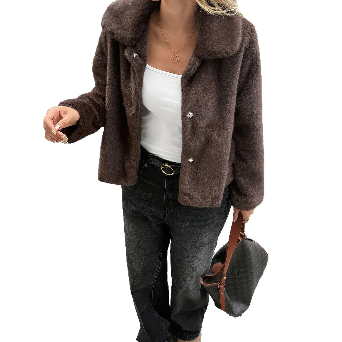 2025 женские куртки, женская одежда, куртка, осенне-зимняя куртка для женщин, пальто, верхнее женское элегантное пальто с длинными рукавами на флисовой подкладке
2025 женские куртки, женская одежда, куртка, осенне-зимняя куртка для женщин, пальто, верхнее женское элегантное пальто с длинными рукавами на флисовой подкладке