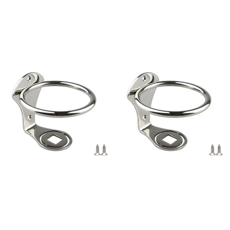 【STOCK】2X Single Ring Drink Holder Open-Ring Design Marine Boat Rv-Camper Polished Marine Grade Stainless Steel Cup Holder
【STOCK】2X Single Ring Drink Holder Open-Ring Design Marine Boat Rv-Camper Polished Marine Grade Stainless Steel Cup Holder