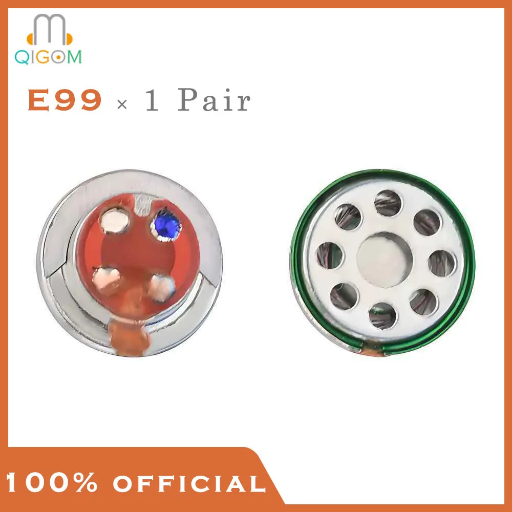 QIGOM E99 10MM HIFI Earphone Units, 20Ω Low Impedance, Vocal Analysis, Tri-frequency Equalization, 106dB Headset Driver 1Pair
QIGOM E99 10MM HIFI Earphone Units, 20Ω Low Impedance, Vocal Analysis, Tri-frequency Equalization, 106dB Headset Driver 1Pair