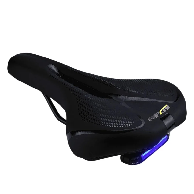 MTB Cycling Saddle With Tail Light Hollow Wide Breathable Soft Road Bike Cushion Seat Racing Bicycle Saddle Bike Parts
MTB Cycling Saddle With Tail Light Hollow Wide Breathable Soft Road Bike Cushion Seat Racing Bicycle Saddle Bike Parts