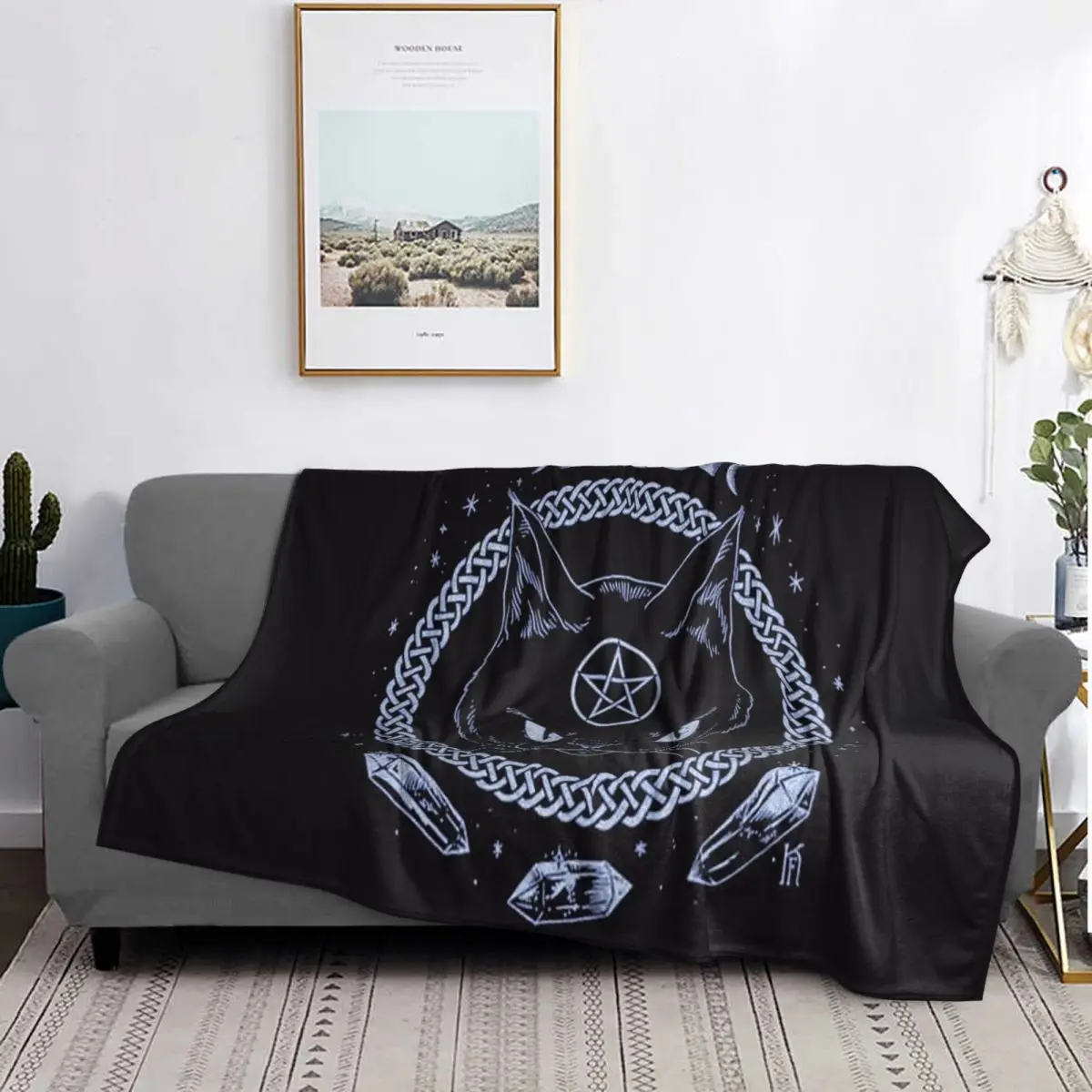 Halloween Cat With Moon Anime Satanic Blanket Soft Warm Flannel Throw Blanket Plush for Bed Living room Picnic Travel Home Couch
Halloween Cat With Moon Anime Satanic Blanket Soft Warm Flannel Throw Blanket Plush for Bed Living room Picnic Travel Home Couch
