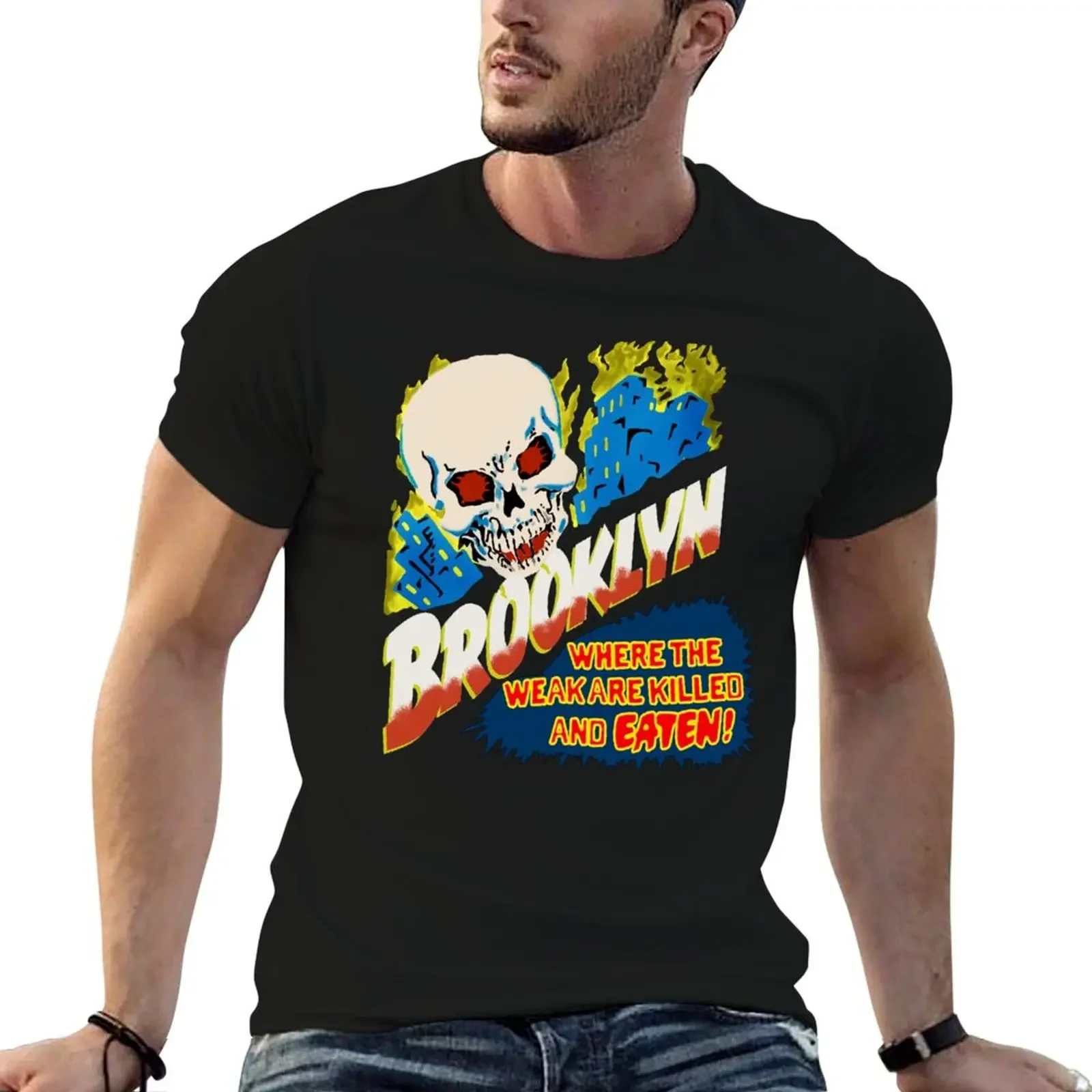 Brooklyn Where The Weak T-Shirt funny shirt cotton anime tshirts personalised T-shirt men
Brooklyn Where The Weak T-Shirt funny shirt cotton anime tshirts personalised T-shirt men