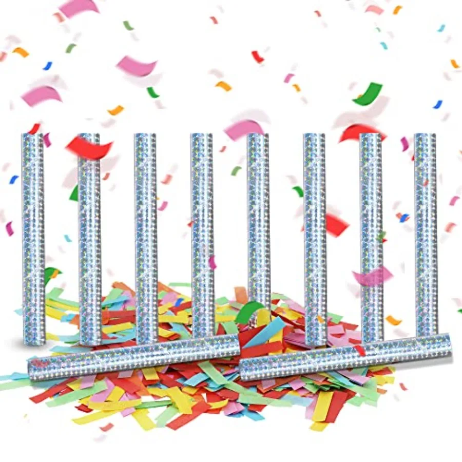 10 Pieces Colorful Confetti Sticks, Compostable Tissue Paper, Shoot Poppers, Handheld Flick Sticks for Indoor/Outdoor Weddings,
10 Pieces Colorful Confetti Sticks, Compostable Tissue Paper, Shoot Poppers, Handheld Flick Sticks for Indoor/Outdoor Weddings,