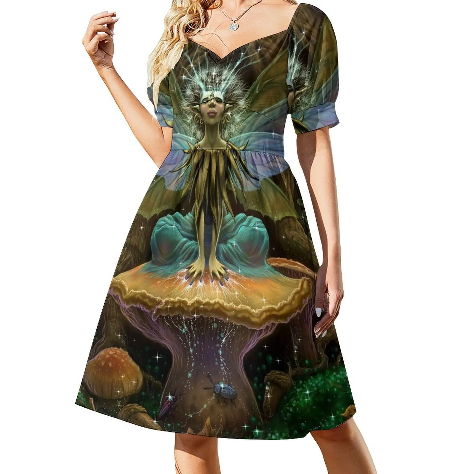 Tuning In Short Sleeved Dress dress party night women's evening dress 2025
Tuning In Short Sleeved Dress dress party night women's evening dress 2025