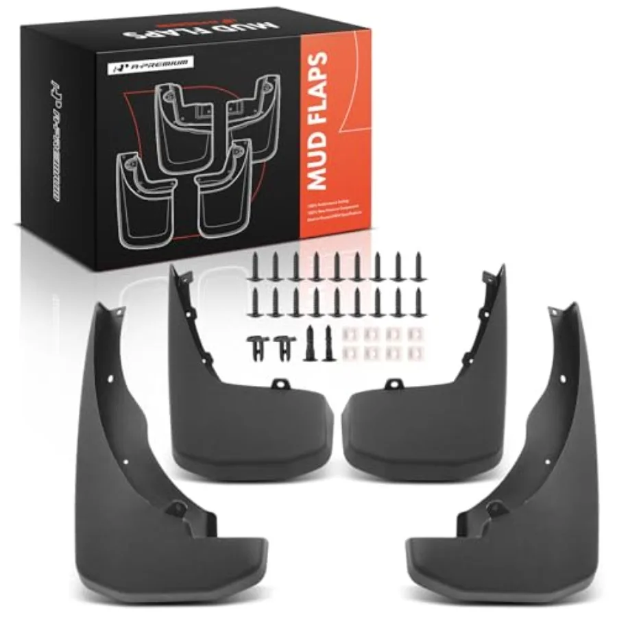 Set of 4 Mud Flaps Splash Guards Mudguards Mudflaps with Hardware Kits Accessory Compatible with Nissan Pathfinder 2005-2012 Fr
Set of 4 Mud Flaps Splash Guards Mudguards Mudflaps with Hardware Kits Accessory Compatible with Nissan Pathfinder 2005-2012 Fr