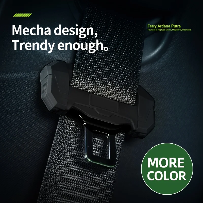 Universal Mech Style Silicone Seat Belt Buckle Protector - Anti-impact Anti-scratch, Easy Install for All Vehicles
Universal Mech Style Silicone Seat Belt Buckle Protector - Anti-impact Anti-scratch, Easy Install for All Vehicles