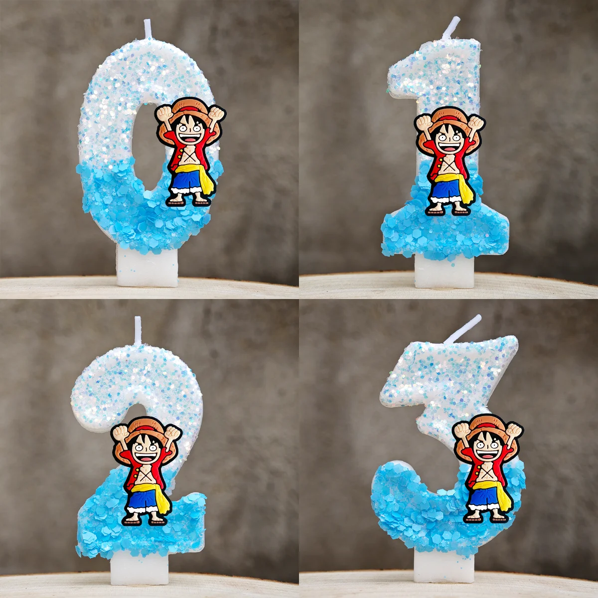 One Piece Theme Candles Cartoon 0-9 Number Cake Anime Figure Monkey D.Luffy Party Birthday Anniversary Cake Decoration Kids Gift
One Piece Theme Candles Cartoon 0-9 Number Cake Anime Figure Monkey D.Luffy Party Birthday Anniversary Cake Decoration Kids Gift