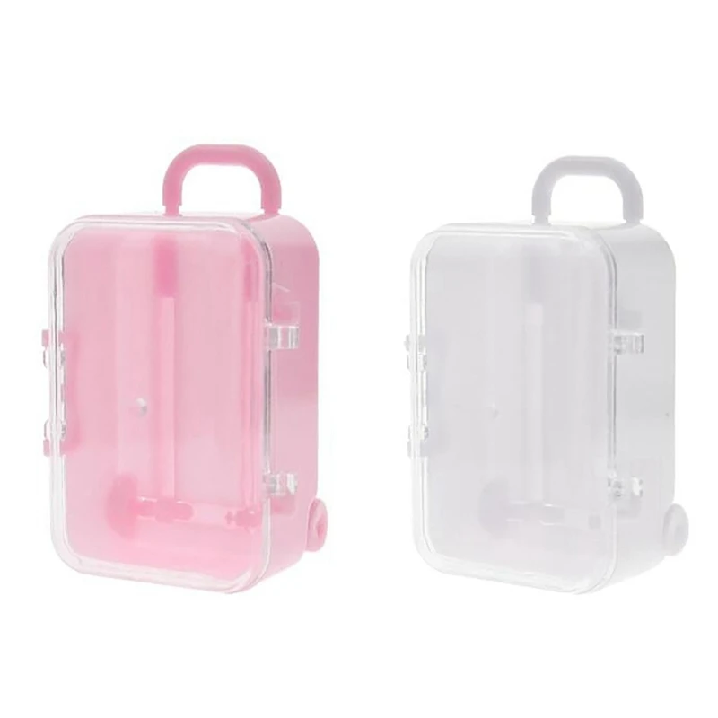 2X White /Pink Mini Roller Travel Suitcase Candy Box Personality Creative Wedding Candy Box Luggage Trolley Case Candy Toy Small
2X White /Pink Mini Roller Travel Suitcase Candy Box Personality Creative Wedding Candy Box Luggage Trolley Case Candy Toy Small