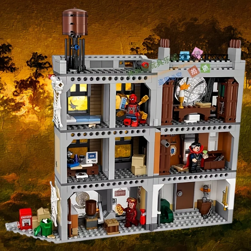 Marvel perfectly restores movie scenes to the sanctuary, with 1004pcs of high-quality building block scenes+
Marvel perfectly restores movie scenes to the sanctuary, with 1004pcs of high-quality building block scenes+