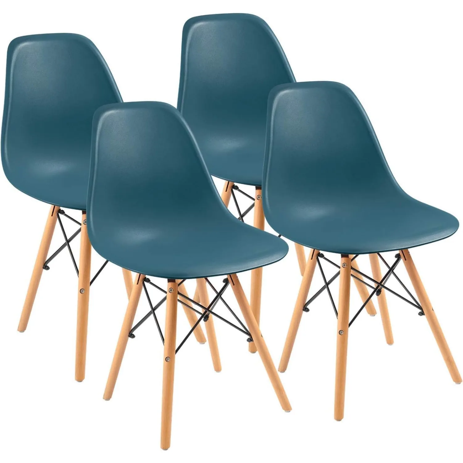 Pre Assembled Modern Style Dining Chair Mid Century Modern DSW Chair, Shell Lounge Plastic Chair for Kitchen, Dining, Bedroom
Pre Assembled Modern Style Dining Chair Mid Century Modern DSW Chair, Shell Lounge Plastic Chair for Kitchen, Dining, Bedroom
