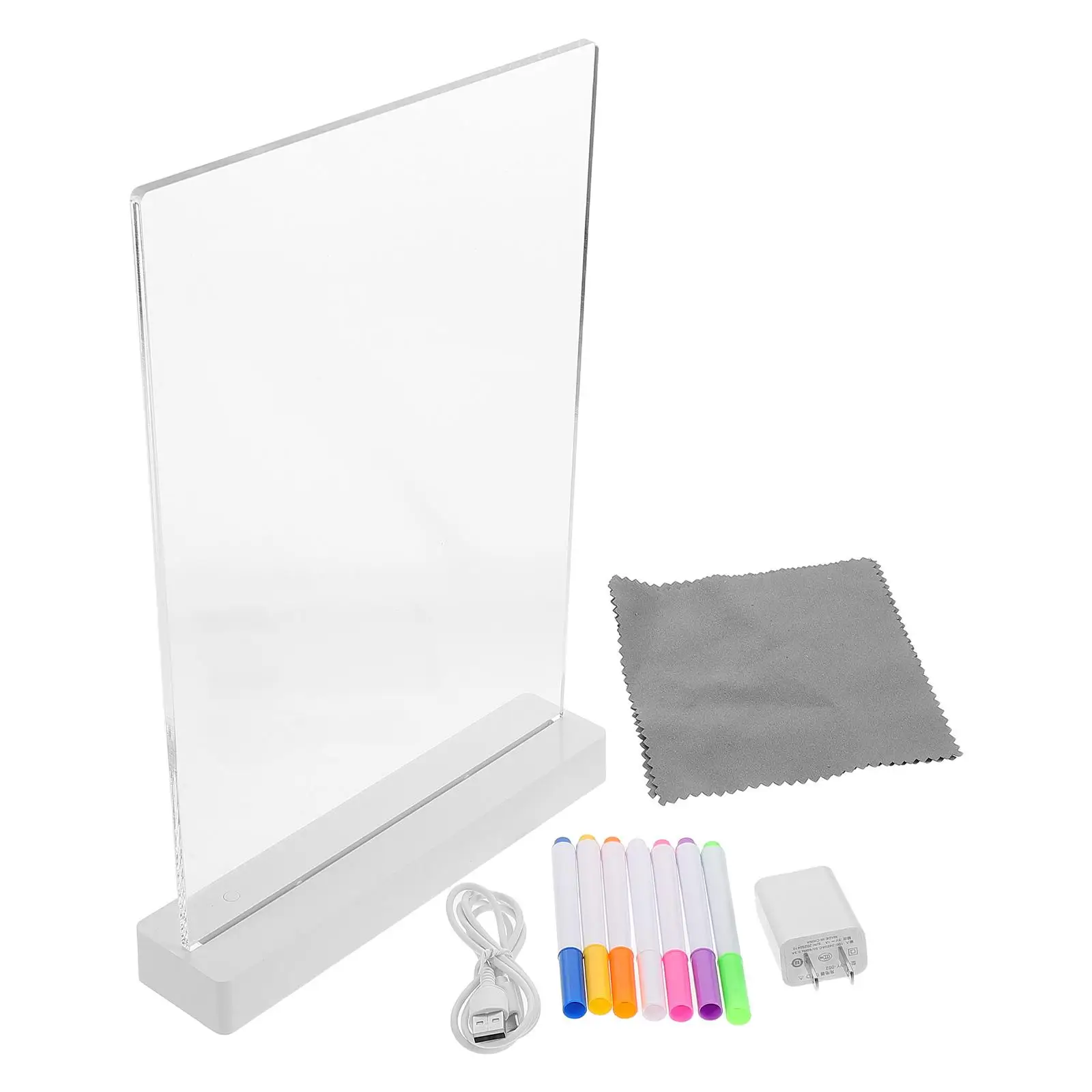 Fluorescent Board Rewritable Children Drawing Transparent Bulletin Lighted Note Display Easy Erase Desktop Charging Acrylic
Fluorescent Board Rewritable Children Drawing Transparent Bulletin Lighted Note Display Easy Erase Desktop Charging Acrylic