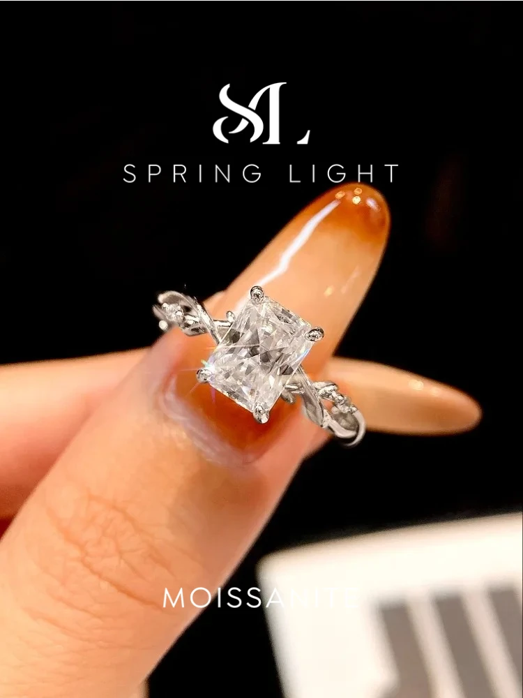 Fashion 2CT Moissanite Diamond Ring For Women Engagement Wedding Anniversary Real 925 Sterling Silver High Quality Fine Jewelry
Fashion 2CT Moissanite Diamond Ring For Women Engagement Wedding Anniversary Real 925 Sterling Silver High Quality Fine Jewelry
