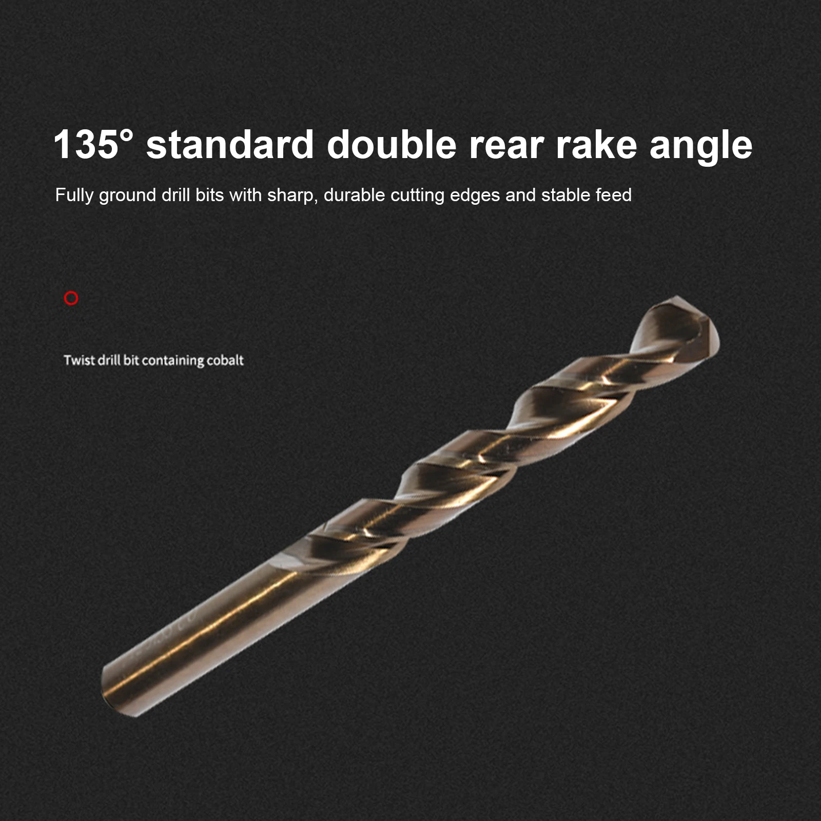 15pcs Cobalt High Speed Steel Drill Bit Set with Straight Shank HSS Twist Drill Bit Set Suitable for Drilling in Hard Metal
15pcs Cobalt High Speed Steel Drill Bit Set with Straight Shank HSS Twist Drill Bit Set Suitable for Drilling in Hard Metal