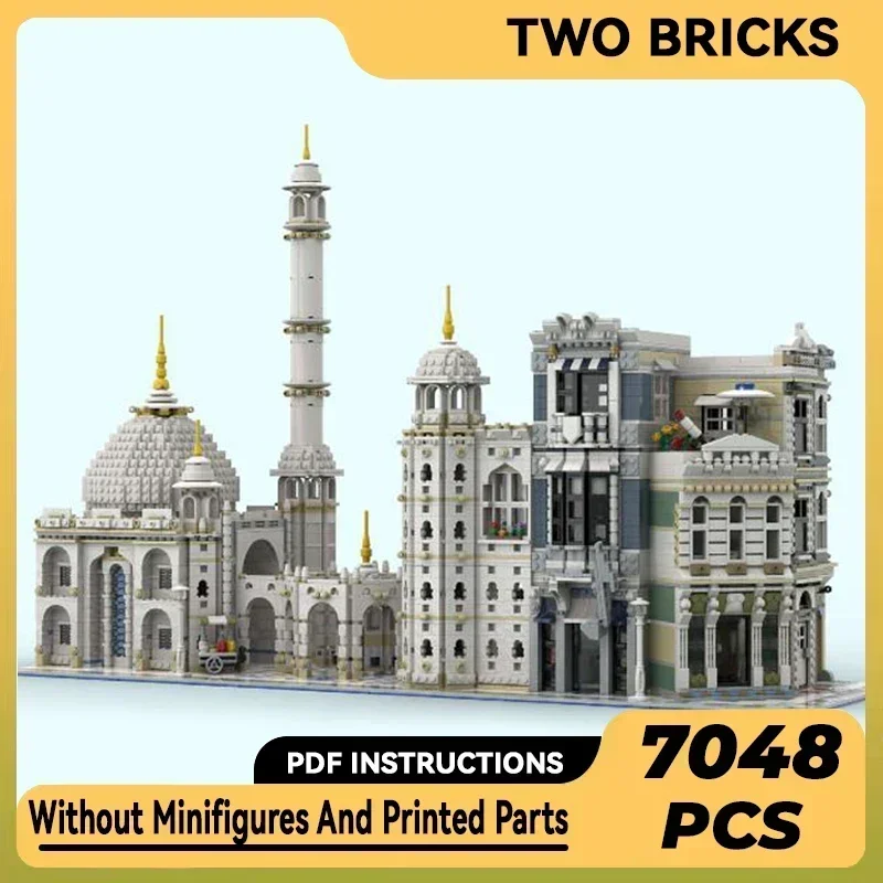 Famous Street View Model Moc Building Bricks Mosque Corner Technology Modular Blocks Gifts Christmas Toys DIY Sets Assembly
Famous Street View Model Moc Building Bricks Mosque Corner Technology Modular Blocks Gifts Christmas Toys DIY Sets Assembly