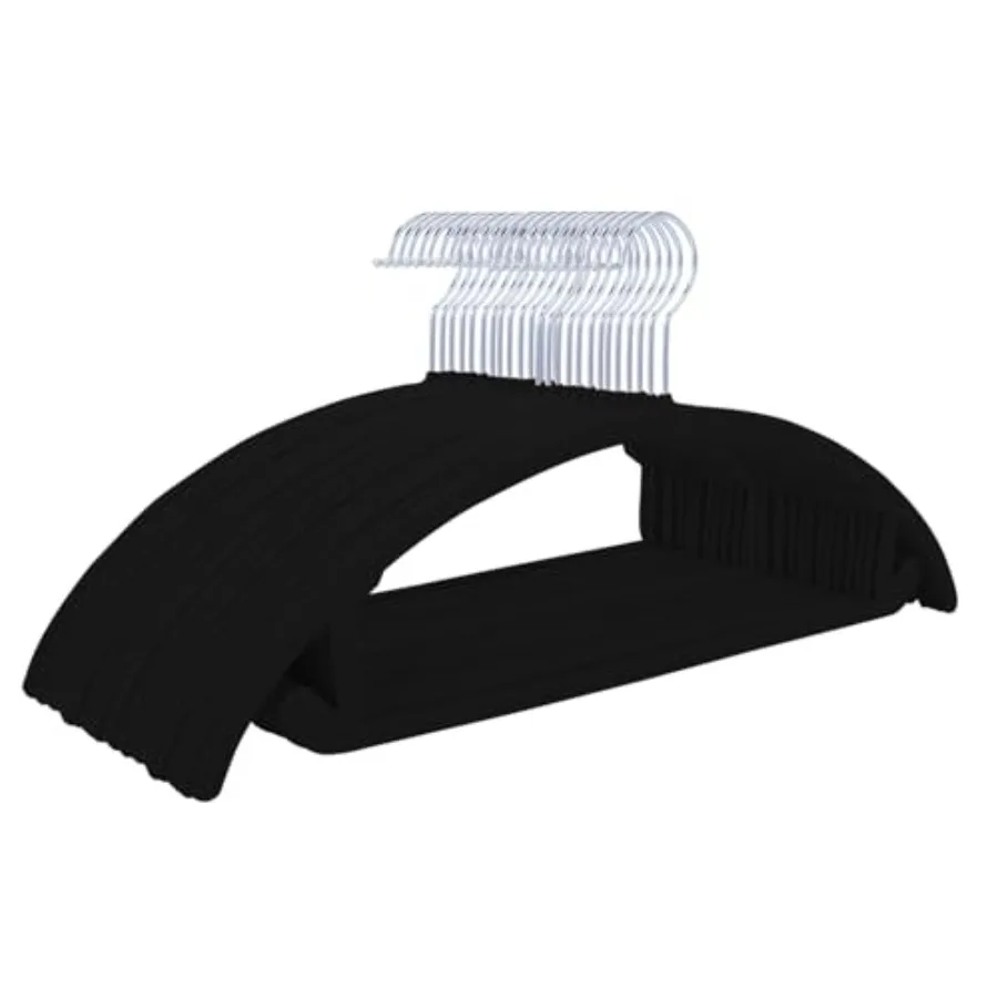 Premium Velvet Hangers 60 Pack Heavyduty- Non Slip No Shoulder Bump Suit Hanger - Chrome HooksSpace Saving Clothes Rounded Shap
Premium Velvet Hangers 60 Pack Heavyduty- Non Slip No Shoulder Bump Suit Hanger - Chrome HooksSpace Saving Clothes Rounded Shap