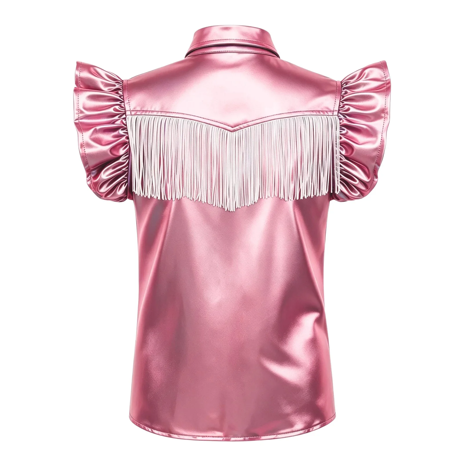 Children Metallic Tassel Dance Shirt Tops Cowboy Costumes Kids Girls Western Cowgirl Hippie Outfit Halloween Performance Costume
Children Metallic Tassel Dance Shirt Tops Cowboy Costumes Kids Girls Western Cowgirl Hippie Outfit Halloween Performance Costume