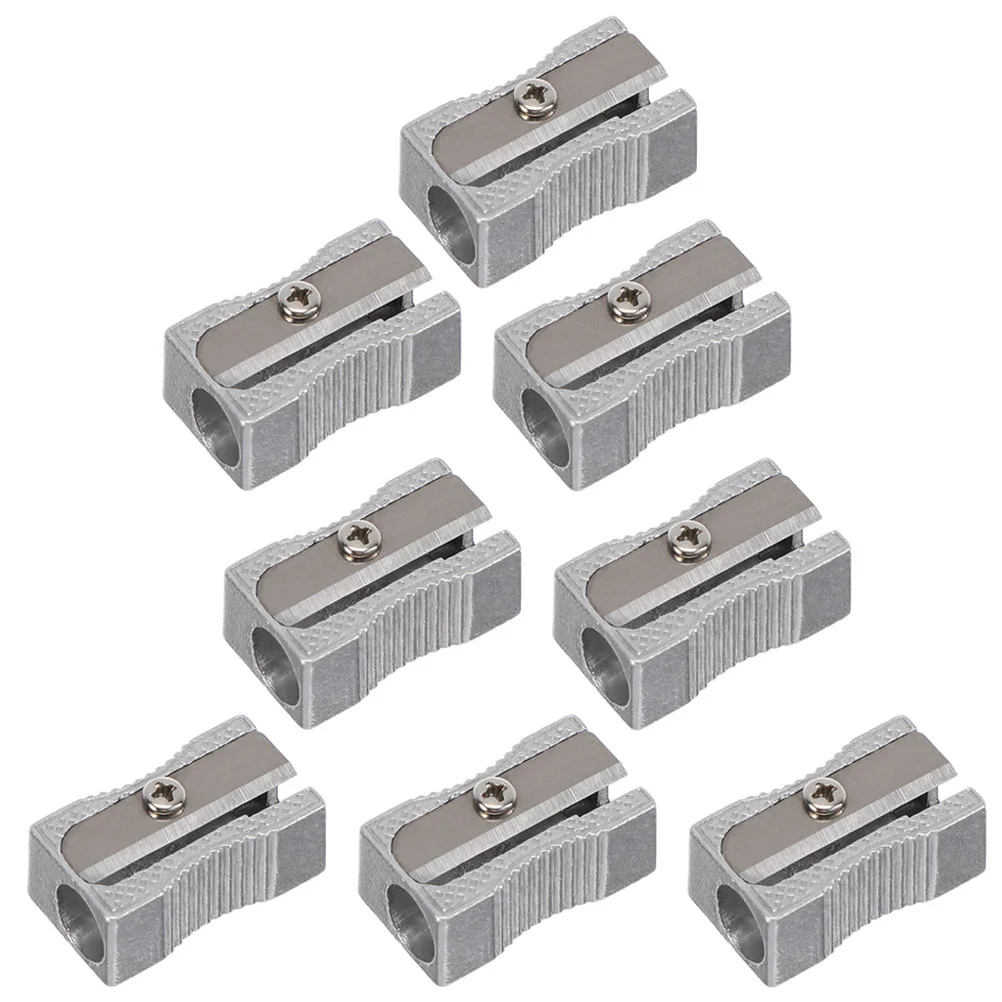 8 Pcs Single Hole Metal Pencil Sharpener Stainless Steel Planer 8pcs/pack Sharpeners Old Fashioned Manual for School Individual
8 Pcs Single Hole Metal Pencil Sharpener Stainless Steel Planer 8pcs/pack Sharpeners Old Fashioned Manual for School Individual