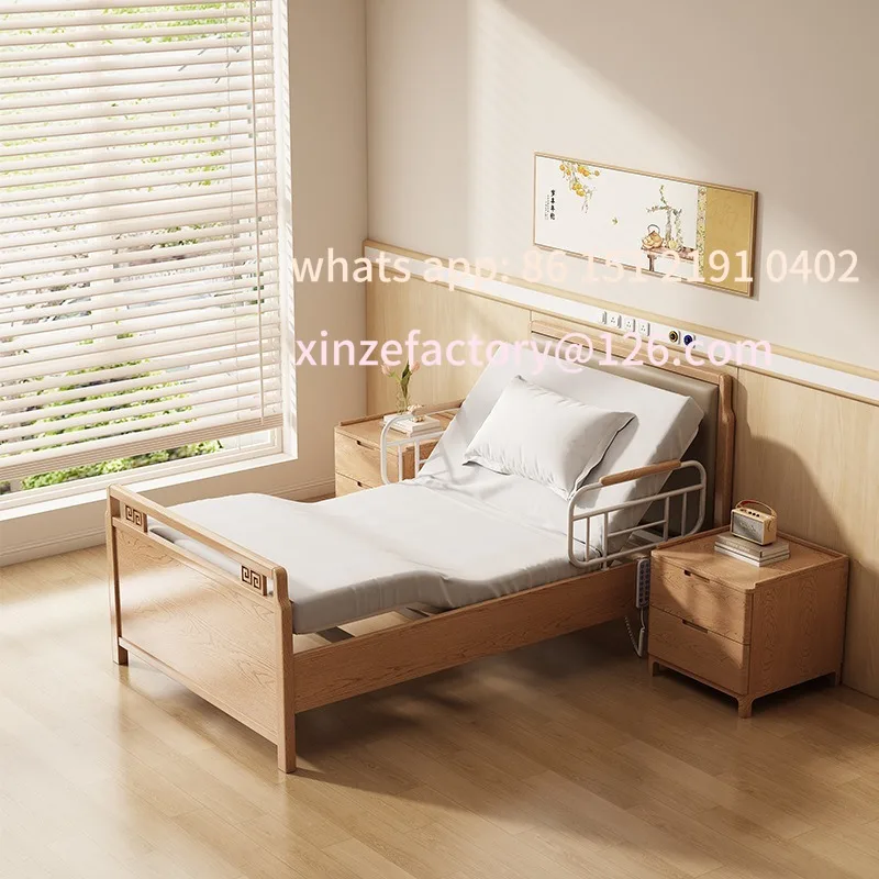 Customizable Solid Wood Single Nursing Bed Modern Multifunctional Senior Apartment Home Care Single Bed
Customizable Solid Wood Single Nursing Bed Modern Multifunctional Senior Apartment Home Care Single Bed