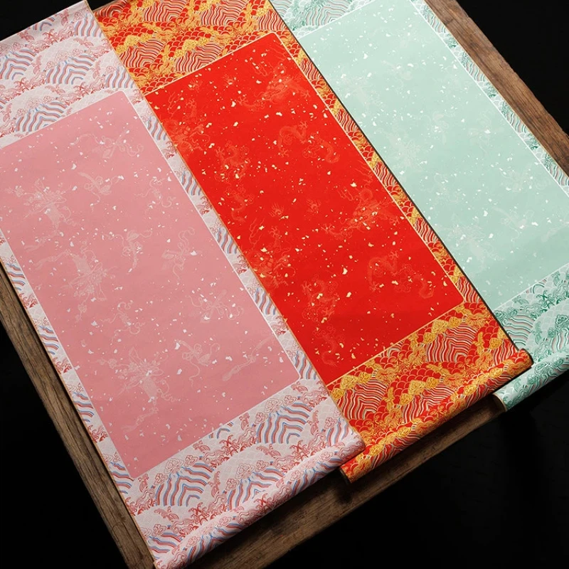 Blank Waxed Xuan Paper Hanging Scroll Half Ripe Rice Paper for Chinese Brush Calligraphy Ink Wash Painting Art Calligraphy Tools
Blank Waxed Xuan Paper Hanging Scroll Half Ripe Rice Paper for Chinese Brush Calligraphy Ink Wash Painting Art Calligraphy Tools