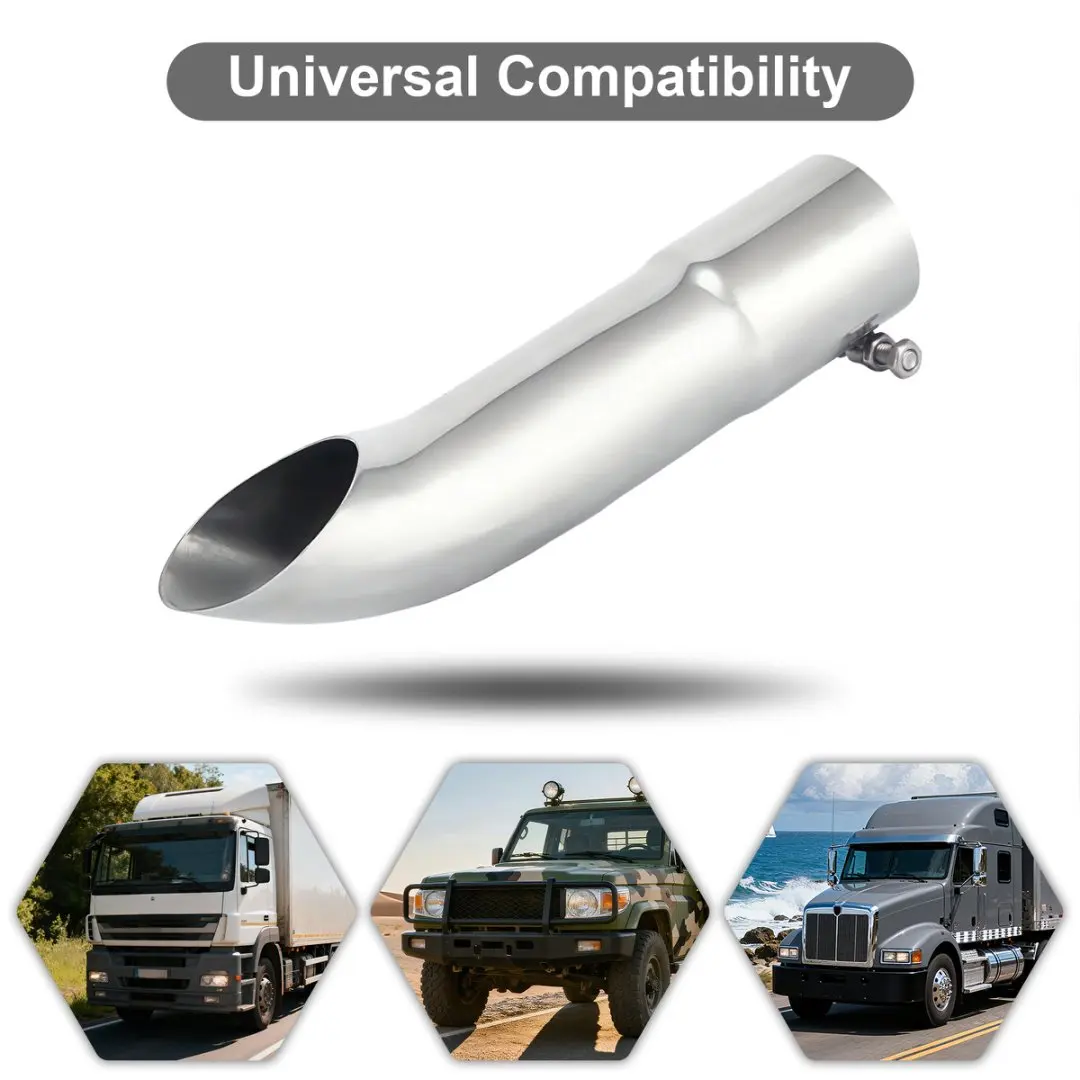 Впускной наконечник выхлопной трубы 4 дюйма, универсальный болт на наконечнике дизельного глушителя Полировка поверхности из нержавеющей стали, общая длина 12 дюймов
Впускной наконечник выхлопной трубы 4 дюйма, универсальный болт на наконечнике дизельного глушителя Полировка поверхности из нержавеющей стали, общая длина 12 дюймов