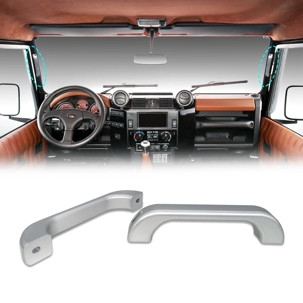 For Land Rover Defender 90 110 2004-18 Car styling Aluminum Alloy Silver/Red/Black Car A pillar Grab Handle Trim Car Accessories
For Land Rover Defender 90 110 2004-18 Car styling Aluminum Alloy Silver/Red/Black Car A pillar Grab Handle Trim Car Accessories