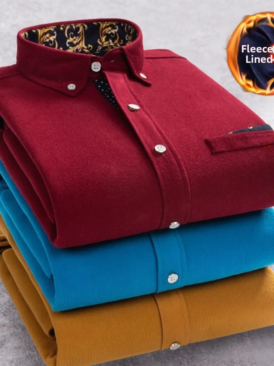 Thiened Fce Lined Corduroy Long Sve irt Winter Warm Printed Men's Thi Corduroy irt Dad Sle Ciwalk Basic Pol...
Thiened Fce Lined Corduroy Long Sve irt Winter Warm Printed Men's Thi Corduroy irt Dad Sle Ciwalk Basic Pol...