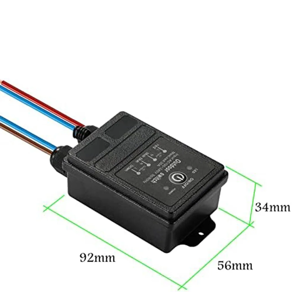Radio Control 30A Remote Switch Black IP65 Stable Signal Transmission Anti-interference Coding All-round Coding
Radio Control 30A Remote Switch Black IP65 Stable Signal Transmission Anti-interference Coding All-round Coding