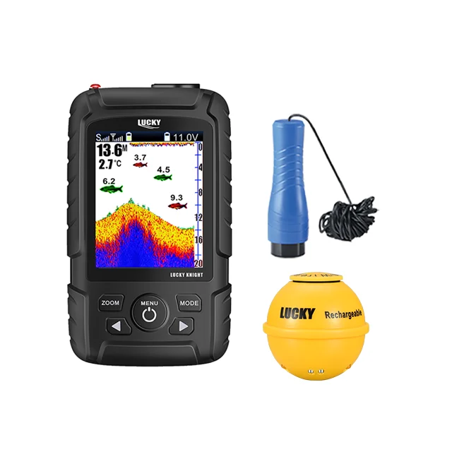 Lucky Fish Finder FF718LICD-LAIce 2,8-дюймовый литий-ионный аккумулятор Цветной матричный дисплей LA Беспроводной датчик Датчик для зимней рыбалки
Lucky Fish Finder FF718LICD-LAIce 2,8-дюймовый литий-ионный аккумулятор Цветной матричный дисплей LA Беспроводной датчик Датчик для зимней рыбалки