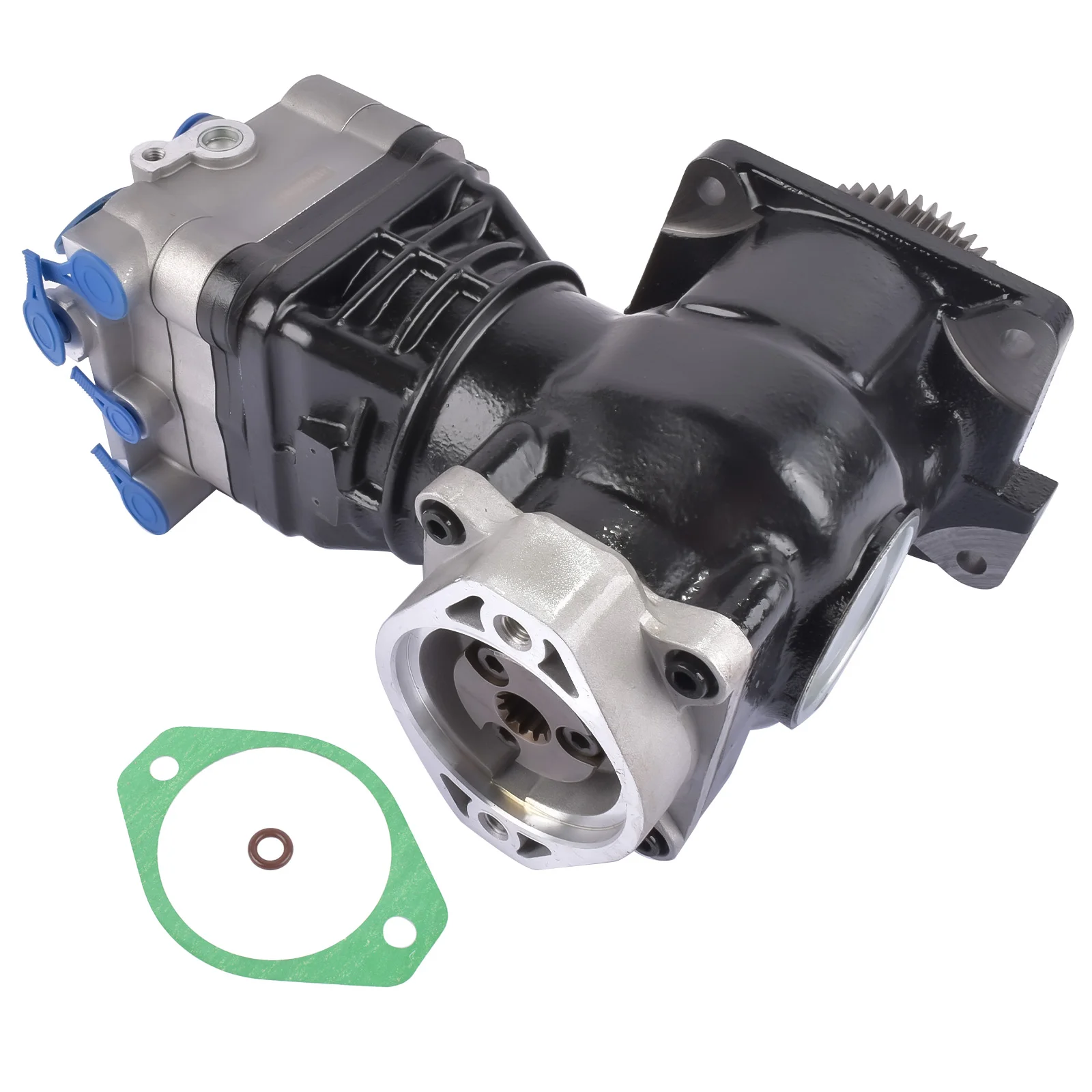 For Detroit Diesel DD15 from 2011 and newer,1 x Air Compressor, compresor aire,Truck Spare Parts,black and Silver colour.
For Detroit Diesel DD15 from 2011 and newer,1 x Air Compressor, compresor aire,Truck Spare Parts,black and Silver colour.