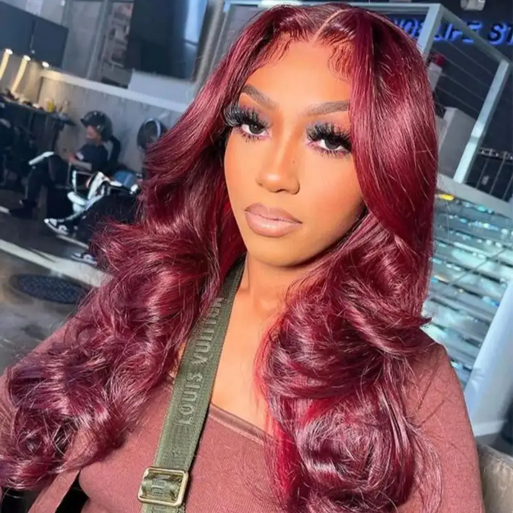 99j Burgundy Human Hair Body Wave 13x6 Hd Lace Front Wig 30 Inch Colored 13x4 Lace Frontal Wig Brazilian Wigs For Women Choice
99j Burgundy Human Hair Body Wave 13x6 Hd Lace Front Wig 30 Inch Colored 13x4 Lace Frontal Wig Brazilian Wigs For Women Choice