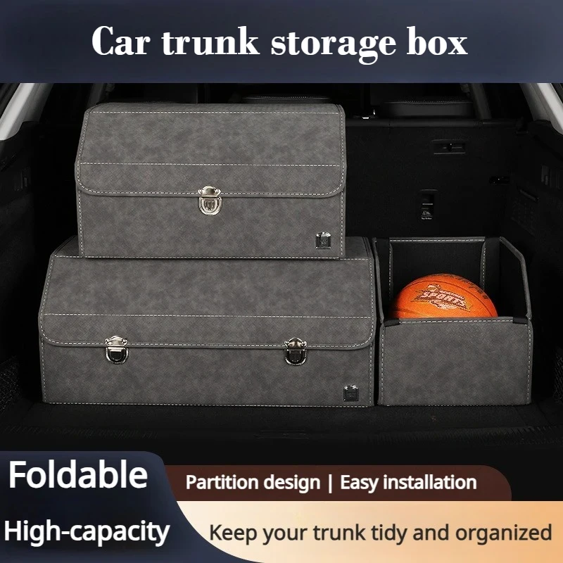 Luxury Suede Leather Car Trunk Storage Box Large Capacity Foldable Trunk Organizer Trunk Accessories Car Interior Storage Box
Luxury Suede Leather Car Trunk Storage Box Large Capacity Foldable Trunk Organizer Trunk Accessories Car Interior Storage Box