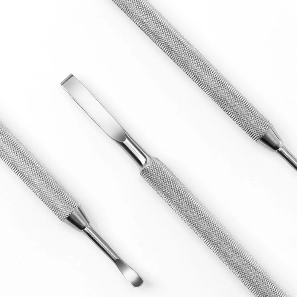 3 Pcs Nail Tools Cuticle Pusher Metal Fingernail Polish Remover Silver Stainless Steel
3 Pcs Nail Tools Cuticle Pusher Metal Fingernail Polish Remover Silver Stainless Steel