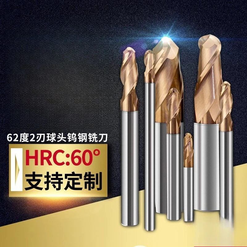 HRC60 Solid Carbide Ball Nose End Mill Long Coated R0.5×D12 Hardened Steel CNC Milling Cutter Tungsten Steel Ball Cutting Tool
HRC60 Solid Carbide Ball Nose End Mill Long Coated R0.5×D12 Hardened Steel CNC Milling Cutter Tungsten Steel Ball Cutting Tool