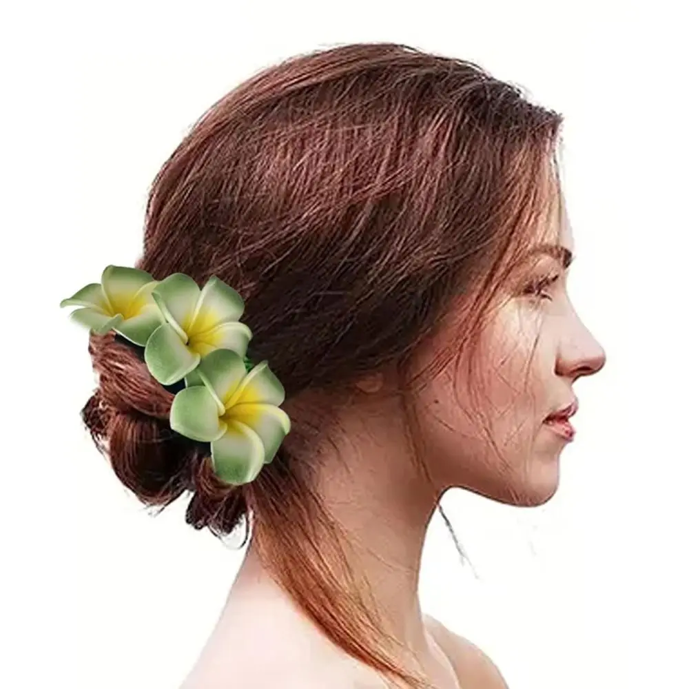 Fashion Elastics Plumeria Hair Ties Attractive Elegant Hawaiian Flower Hair Ropes Hair Accessories For Wedding Vacation Travel
Fashion Elastics Plumeria Hair Ties Attractive Elegant Hawaiian Flower Hair Ropes Hair Accessories For Wedding Vacation Travel
