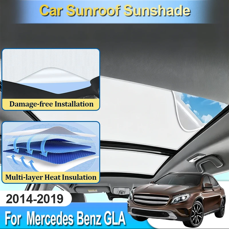 Car Sunroof Sunshade For Mercedes Benz GLA X156 Accesories 2014~2019 Window Sun Cover Visor Blocker Tools Electrostatic Body Kit
Car Sunroof Sunshade For Mercedes Benz GLA X156 Accesories 2014~2019 Window Sun Cover Visor Blocker Tools Electrostatic Body Kit