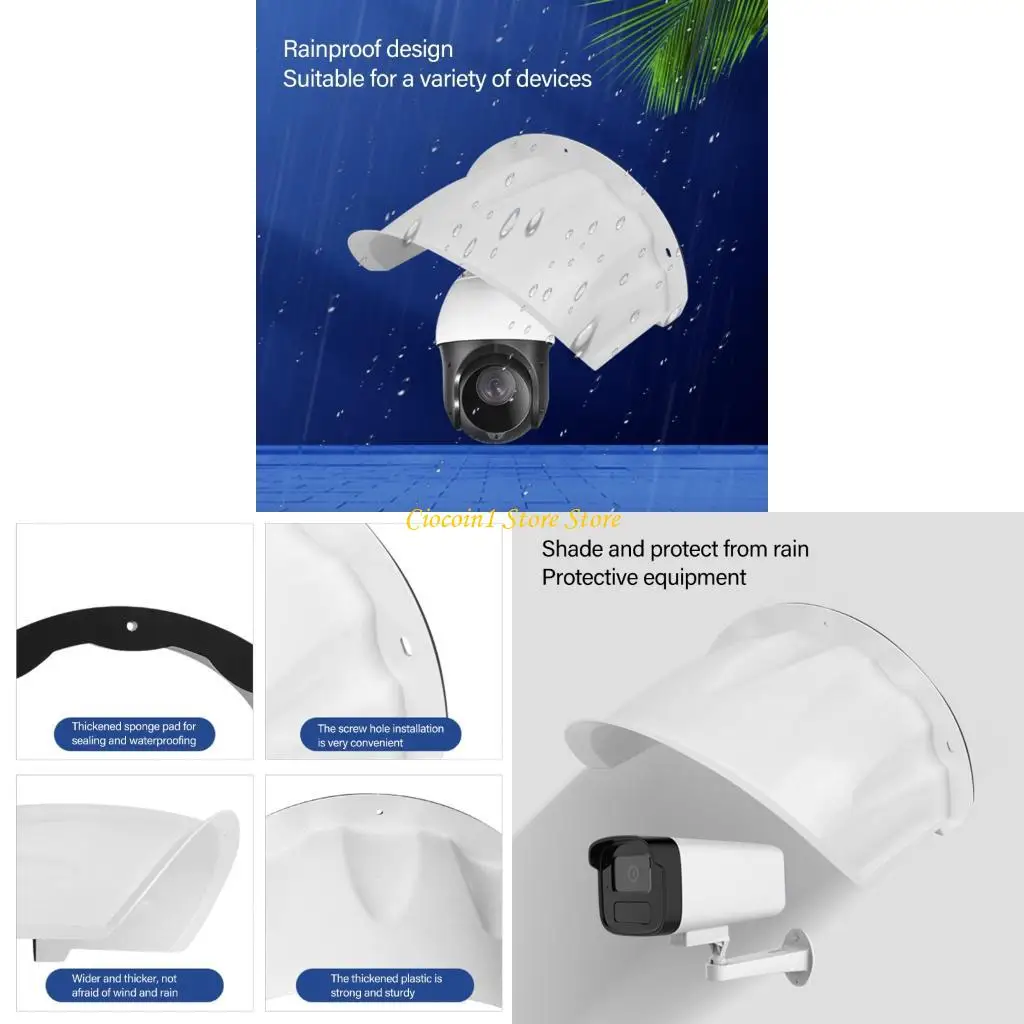 A3PC Camera Sunshade Impact Resistant Protective Housing Plastic Construction Weatherproof Cover Outdoor CCTV Installations
A3PC Camera Sunshade Impact Resistant Protective Housing Plastic Construction Weatherproof Cover Outdoor CCTV Installations