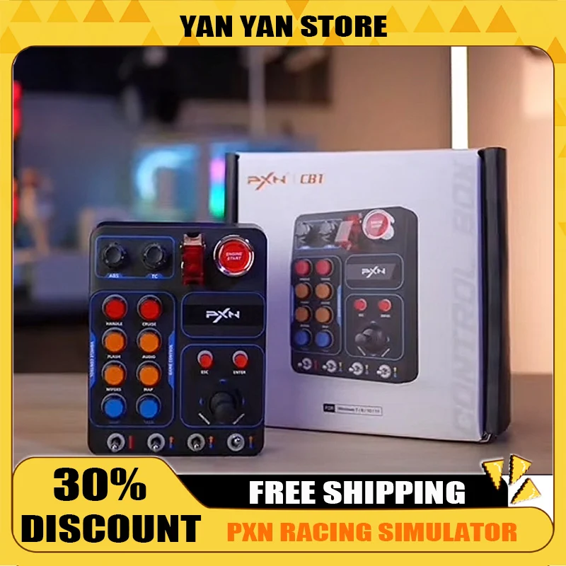 PXN Racing Simulator Central Control Box American Trucks Game Car Controller RGB Lighting Effects European Trucks Simulator
PXN Racing Simulator Central Control Box American Trucks Game Car Controller RGB Lighting Effects European Trucks Simulator