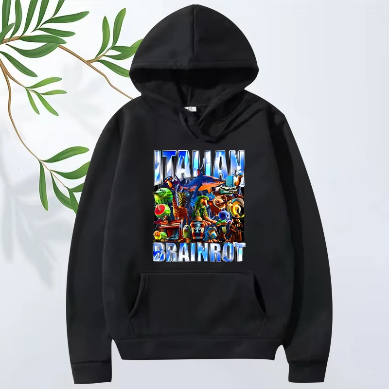 Italian Brainrot Compilation Funny Meme hoodie 2025 men women fashion Long sleeve streetwear print Graphic oversized tops unisex
Italian Brainrot Compilation Funny Meme hoodie 2025 men women fashion Long sleeve streetwear print Graphic oversized tops unisex
