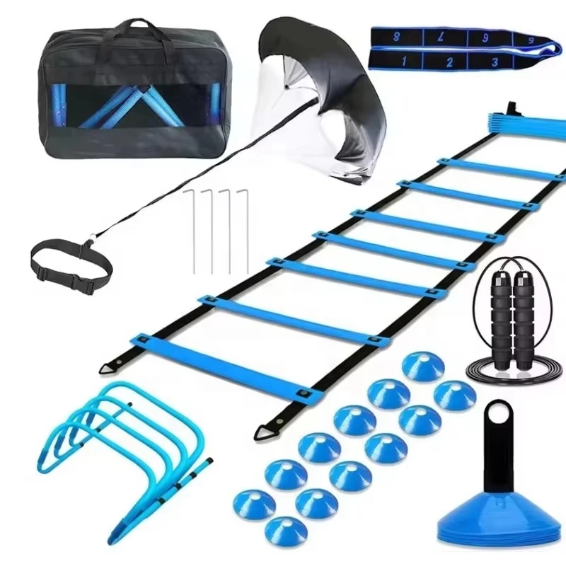 Football Sports Gym Football Disc Drag Run Parachute Resistance Belt Ladder Obstacle Speed Agility Training Kit Set
Football Sports Gym Football Disc Drag Run Parachute Resistance Belt Ladder Obstacle Speed Agility Training Kit Set