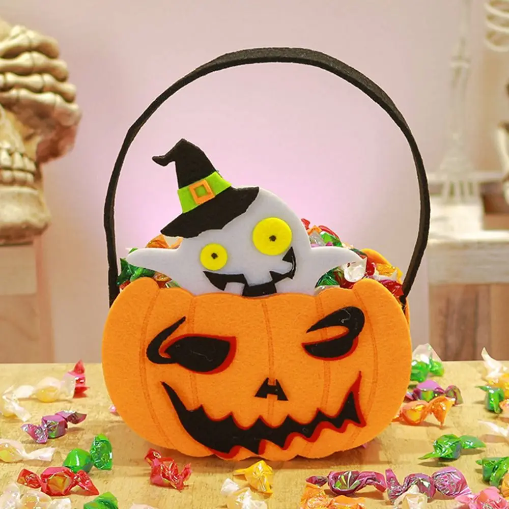 Cute Non-woven Halloween Wool Felt Bag Gifts Pouch Trick or Treat Pumpkin Candy Bucket Handbag Tote Bags Festival
Cute Non-woven Halloween Wool Felt Bag Gifts Pouch Trick or Treat Pumpkin Candy Bucket Handbag Tote Bags Festival