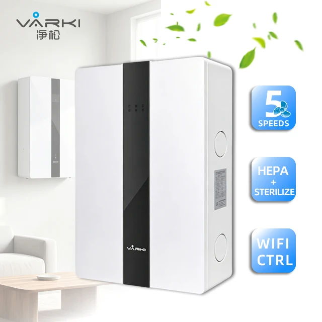 200m³/h WiFi Smart ERV HRV Ultra-Quiet Home Heat Exchanger with HEPA Purification Energy-Saving Air Recuperator for Bedroom
200m³/h WiFi Smart ERV HRV Ultra-Quiet Home Heat Exchanger with HEPA Purification Energy-Saving Air Recuperator for Bedroom